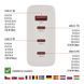 Универсальное USB GAN зарядное устройство EMOS V06G120 1xUSB-A, 3xUB-C 120W 220V PD V06G120 фото 5