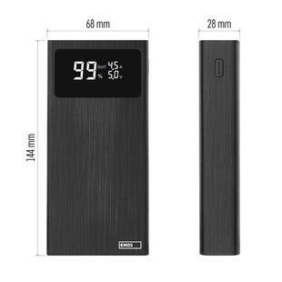 Павербанк EMOS B0532B BetaQ20 22,5W/20000mAh, чорний, PD20W B0532B фото