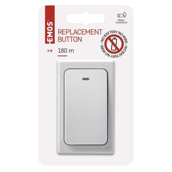 Кнопка для дзвінка EMOS P5729T 180м IP44 220V P5729T фото