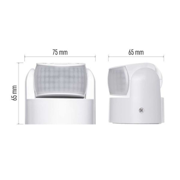 Датчик руху EMOS PIR IP65 W 1200W Білий G1240 G1240 фото