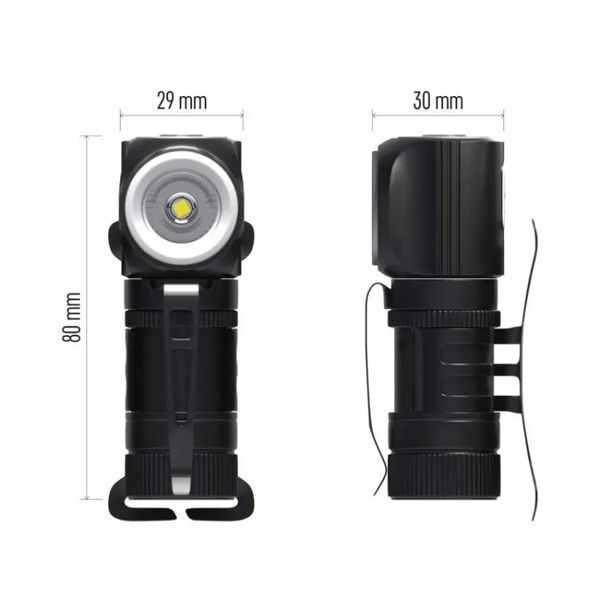 Лiхтар налобний акумуляторний LED EMOS P3544 500 Lm, Li-Ion 800 mAh, метал P3544 фото