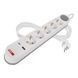 Мережевий подовжувач Emos P1523FC 5 розеток 3 м 1,5 мм&sup2; USB-A USB-C P1523FC фото 1