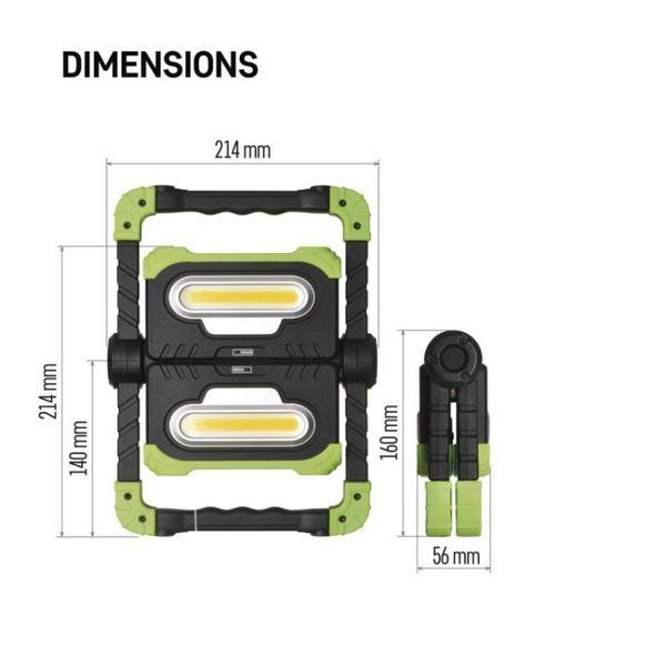 Ліхтар прожектор акумуляторний Emos P4536 2000 Lm 8000 mAh Li-Ion P4536 фото