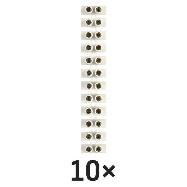 Клеммная колодка EMOS A4105 2,5&ndash;4 мм&sup2;, белая, 10 шт.