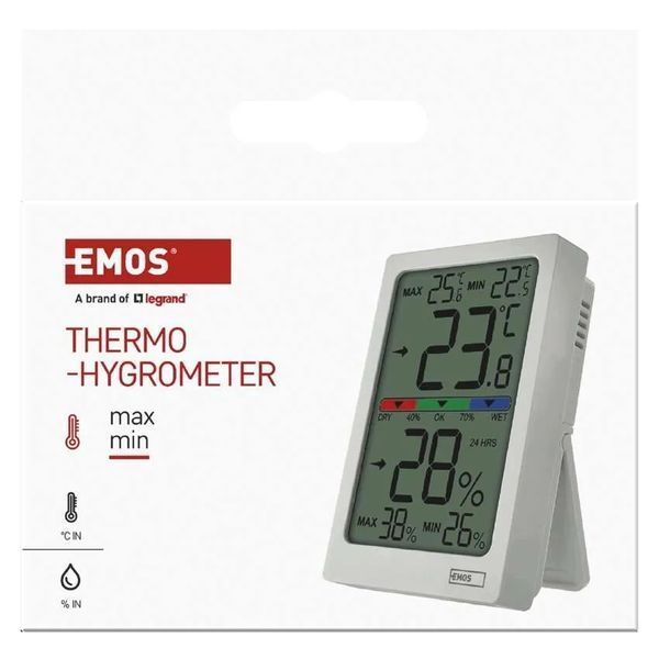 Цифровий термометр з гігрометром Emos E0558 E0558 фото