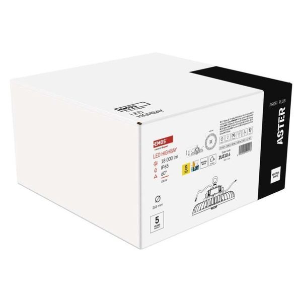 Світильник LED EMOS ZU310.6 100W IP65 4000K 60&deg; highbay ZU310.6 фото