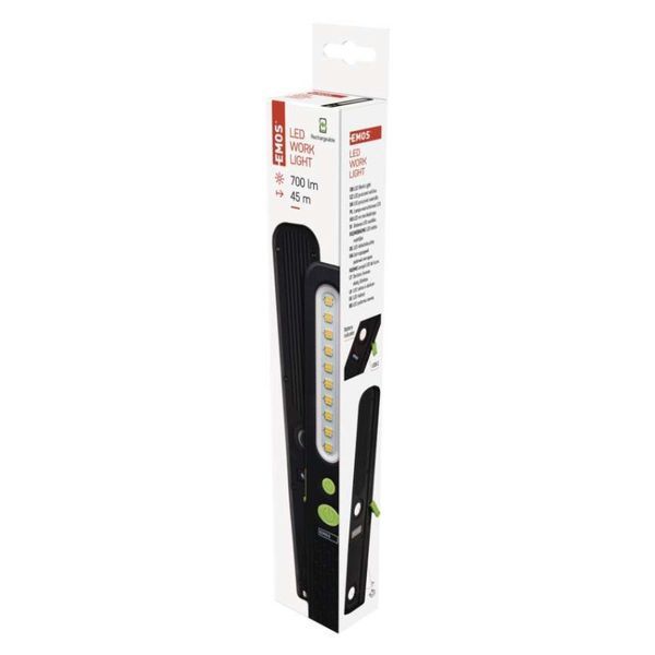 Ліхтар акумуляторний Emos P4538 700 Lm 1200 mAh пластик гума магніт P4538 фото