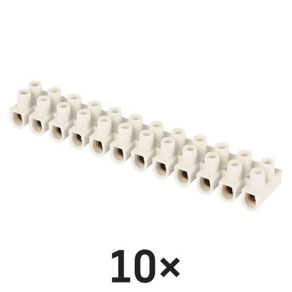 Клеммная колодка EMOS A4107 6&ndash;10 мм&sup2;, белая, 10 шт.