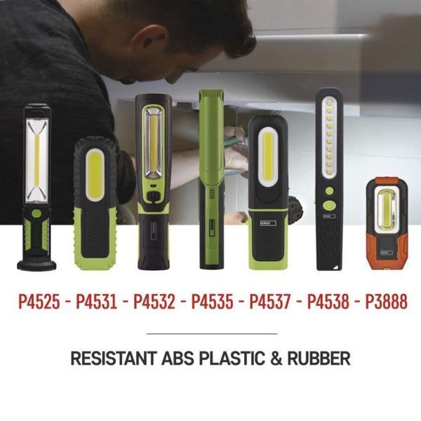 Ліхтар акумуляторний Emos P4538 700 Lm 1200 mAh пластик гума магніт P4538 фото