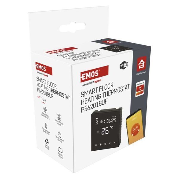 Программируемый напольный проводной WiFi термостат GoSmart P56201BUF P56201BUF фото