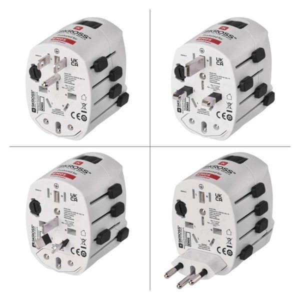 Універсальний адаптер для подорожей EMOS P0056N SCHUKO=US,AS,AUS,NZ,CN,AF,ME,GB,CH,IT,HK,INr P0056N фото