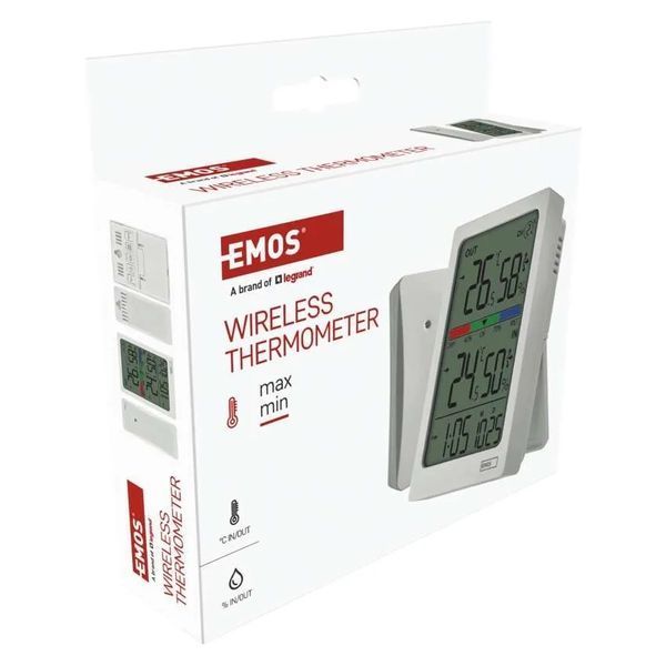 Бездротовий цифровий термометр Emos E0558W E0558W фото