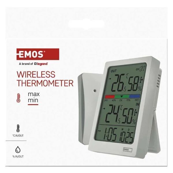 Бездротовий цифровий термометр Emos E0558W E0558W фото