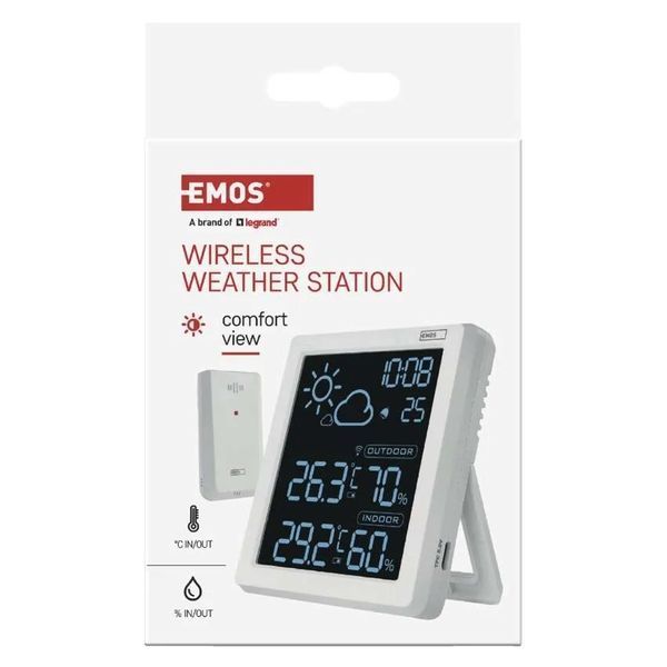 Бездротова цифрова метеостанція Emos E8647W E8647W фото