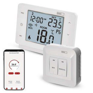 Цифровий кімнатний бездротовий термостат EMOS P56211 з Wi-Fi P56211 фото