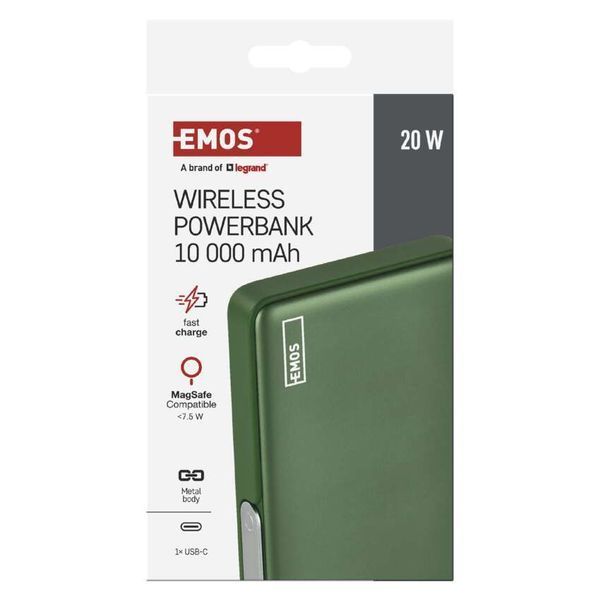 Повербанк EMOS B0552AG MagSafe 10 000 мАг 20 Вт  B0552AG фото