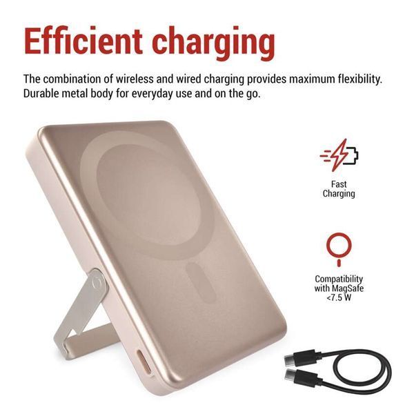 Повербанк EMOS B0552RG MagSafe 10 000 мАч 20 Вт B0552RG фото