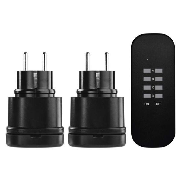 Розетки з дистанційним керуванням Emos P0068 IP44 3 000 Вт 1&times;CR2032 P0068 фото