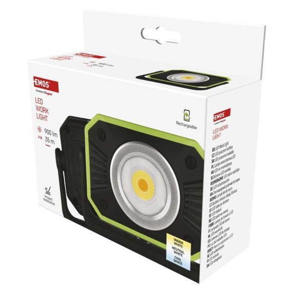 Фонарь прожектор аккумуляторный Emos P4542 900 Lm Power Bank 4400 mAh P4542 фото