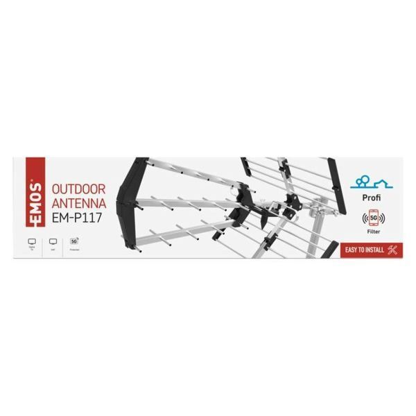 Антена зовнішня EMOS J0906 фільтр LTE/4G/5G