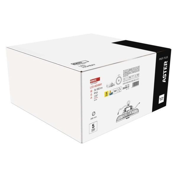 Світильник LED EMOS ZU320.12 200W IP65 4000K 120&deg; highbay ZU320.12 фото