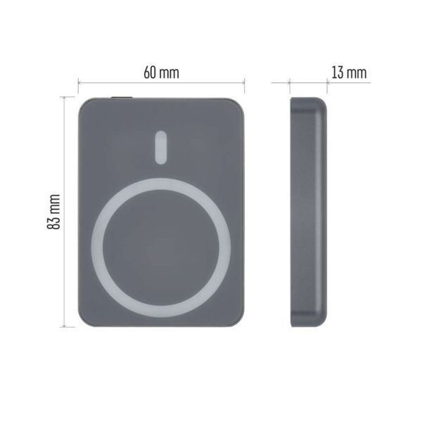 Повербанк EMOS B0555GY MagSafe 5 000 мАг 20 Вт B0555GY фото