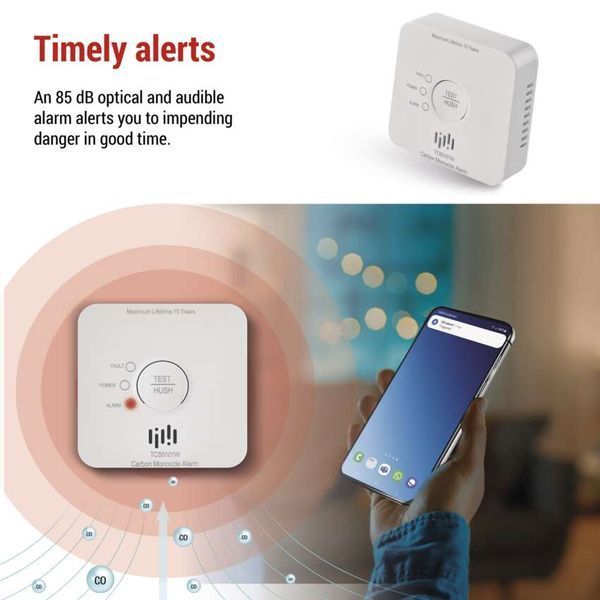 Сигналізатор CO GoSmart TCS0101W з WiFi P56400S P56400S фото