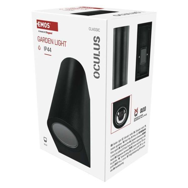 Светильник светодиодный садовый EMOS OCULUS, 8.8&times;6.7&times;15.3 cm, 2&times;GU10, 35 W ZGF020P ZGF020P фото