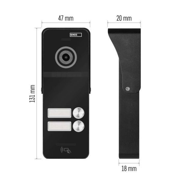 Виклична панель домофону з камерою EM-10AHD RF-2 H3017 H3017 фото
