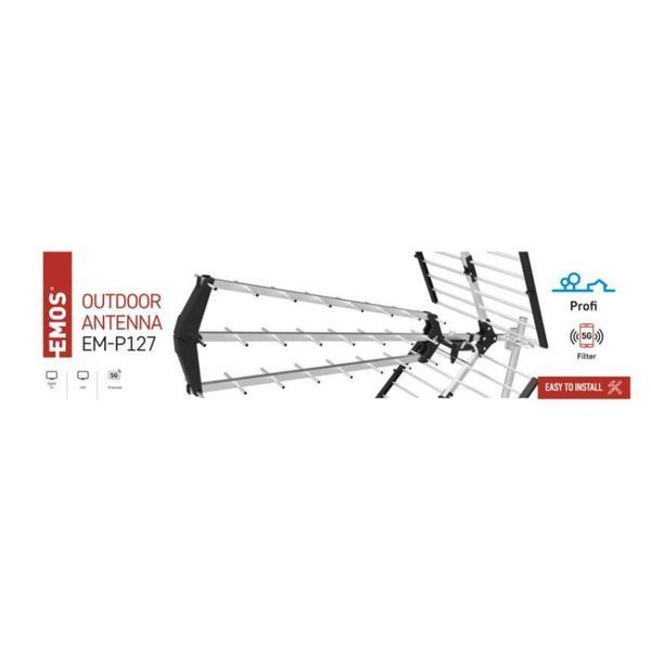 Антена зовнішня EMOS J0907 фільтр LTE/4G/5G