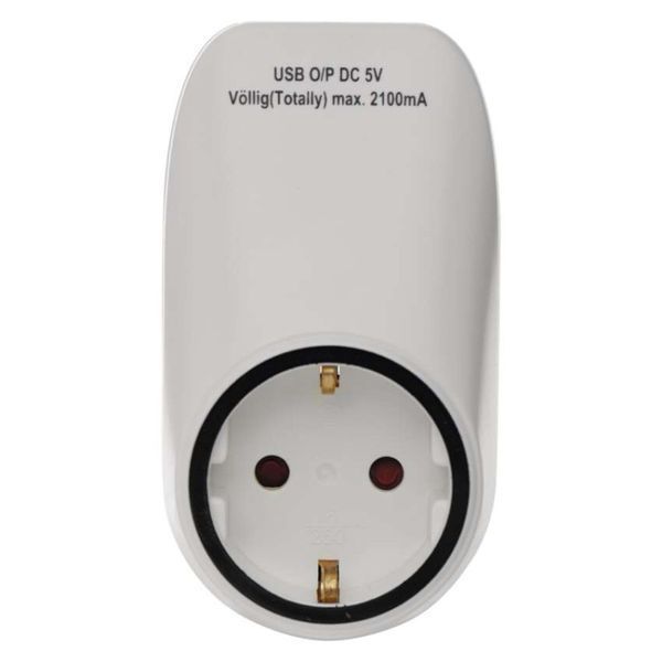 Мережевий адаптер EMOS P0072, 2x USB, 1 розетка P0072 фото