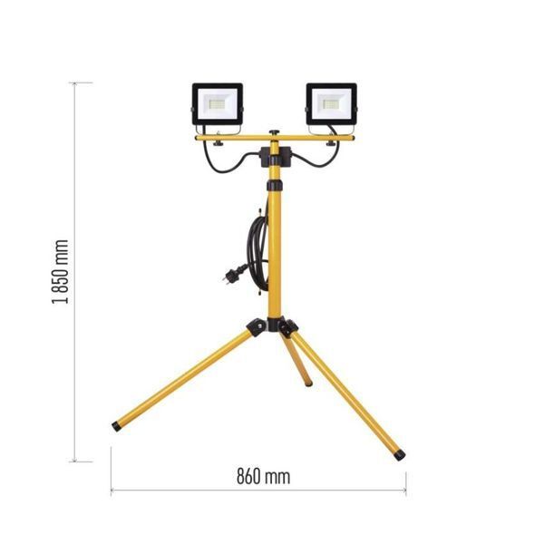 Светодиодный прожектор HOBBY SLIM 2&times;20.5W+ штатив, желтый, нейтрально-белый ZS2221.2 ZS2221.2 фото