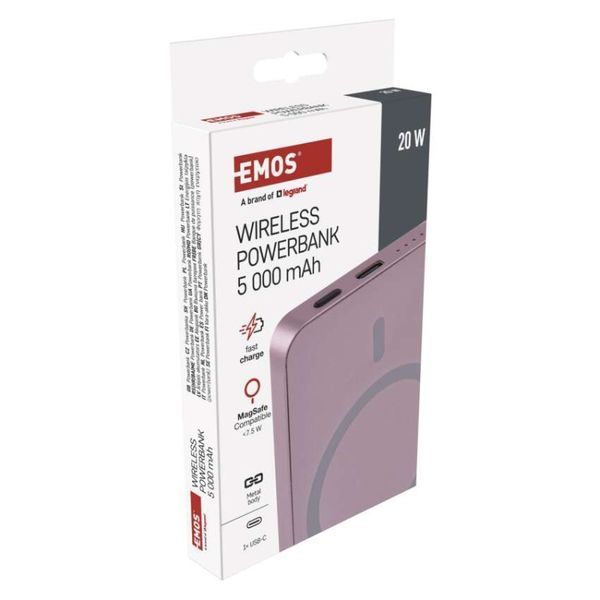 Повербанк EMOS B0555S MagSafe 5 000 мАг 20 Вт B0555S фото