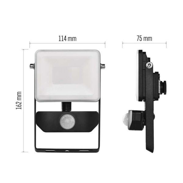 Светодиодный прожектор LED EMOS ZS2910 ILIO 10W 800Lm 4000K PIR IP44 ZS2910 фото