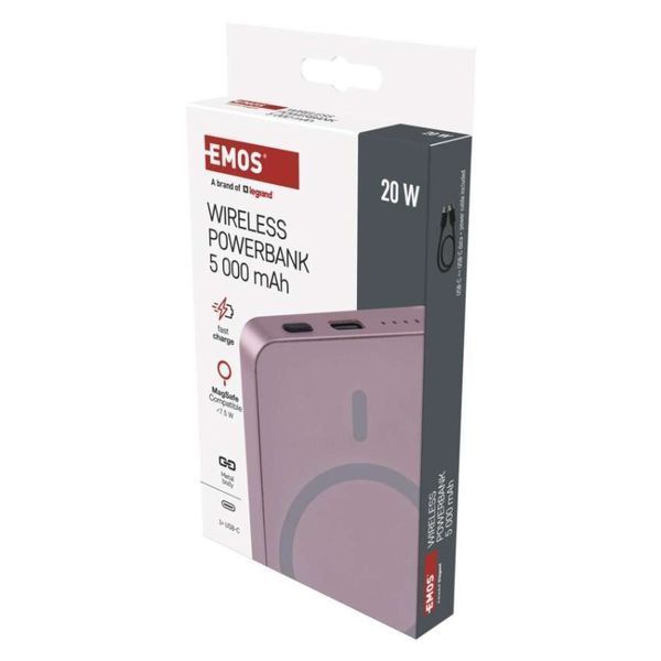 Повербанк EMOS B0555S MagSafe 5 000 мАг 20 Вт B0555S фото