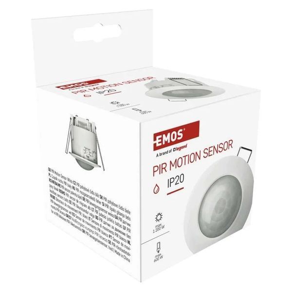 Датчик движения Emos GS12111 PIR IP20 1200 W GS12111 фото