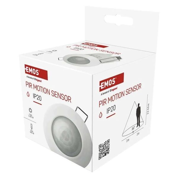 Датчик движения Emos GS12111 PIR IP20 1200 W GS12111 фото