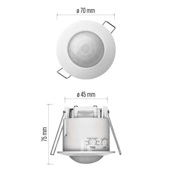 Датчик движения Emos GS12111 PIR IP20 1200 W GS12111 фото