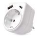 Адаптер розетка мережевий EMOS P0075 з 1xUSB-A, 1xUSB-C P0075 фото 1