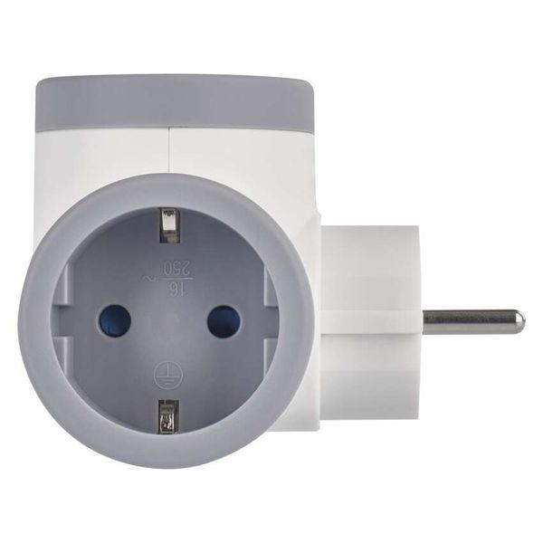 Адаптер разветвитель сетевой EMOS P0077PD 2x розетка, 1xUSB-A, 1xUSB-C P0077PD фото