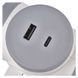 Адаптер разветвитель сетевой EMOS P0077PD 2x розетка, 1xUSB-A, 1xUSB-C P0077PD фото 6