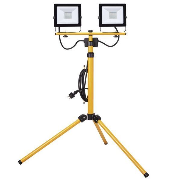 Светодиодный прожектор HOBBY SLIM 2&times;30W+ штатив, желтый, нейтрально-белый ZS2231.2 ZS2231.2 фото