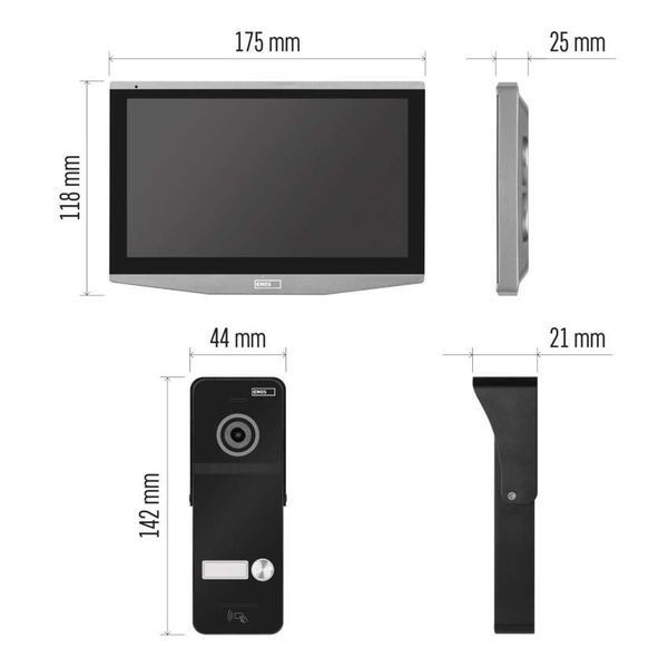 Комплект відеодомофона GoSmart EMOS IP-750A з WiFi H4020 H4020 фото