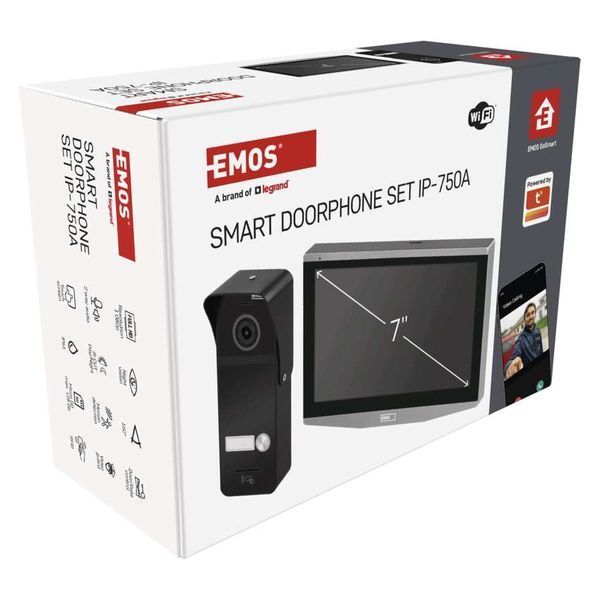 Комплект відеодомофона GoSmart EMOS IP-750A з WiFi H4020 H4020 фото