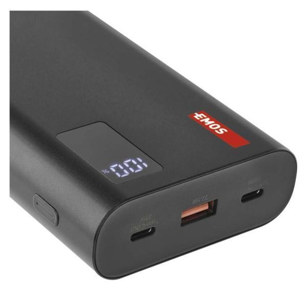 Повербанк EMOS B0561B 100 W 27 000mAh чорний B0561B фото