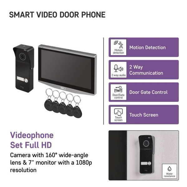Комплект відеодомофона GoSmart EMOS IP-750A з WiFi H4020 H4020 фото