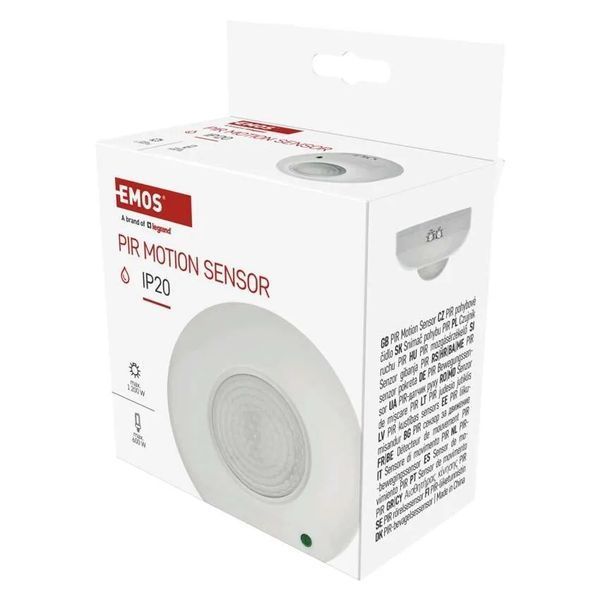 Датчик руху Emos GS11111 PIR IP20 1200 W GS11111 фото