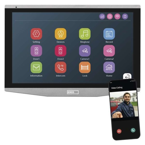 Додатковий монітор GoSmart IP-750B для відеодомофона IP-750A H4021 H4021 фото