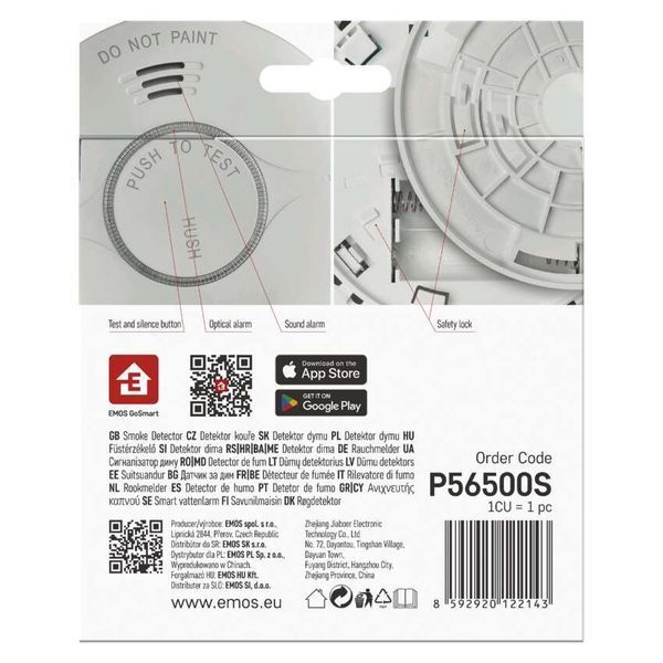 Датчик диму GoSmart TS380C-HW з WiFi P56500S P56500S фото