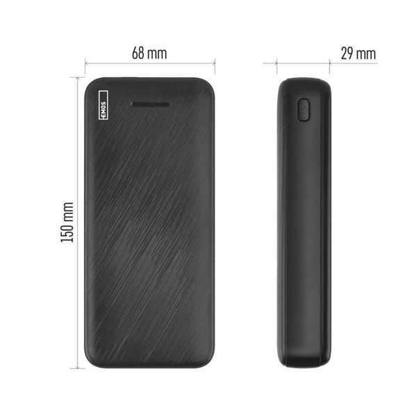 Павербанк EMOS B0572B 22,5W/20000mAh, чорний, PD20W B0572B фото